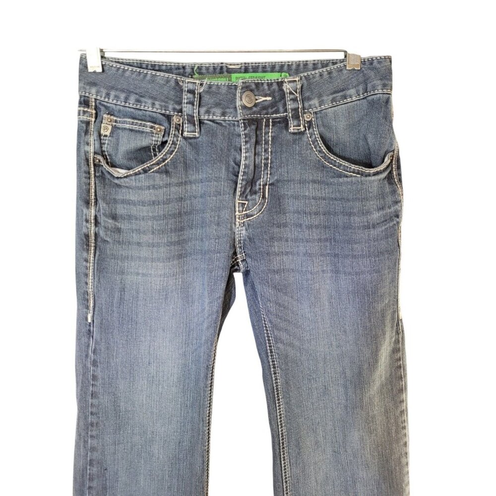 Rock & Roll Denim Jeans Mens 29/28 Pistol Straight Stretch Medium Wash - Picture 3 of 14